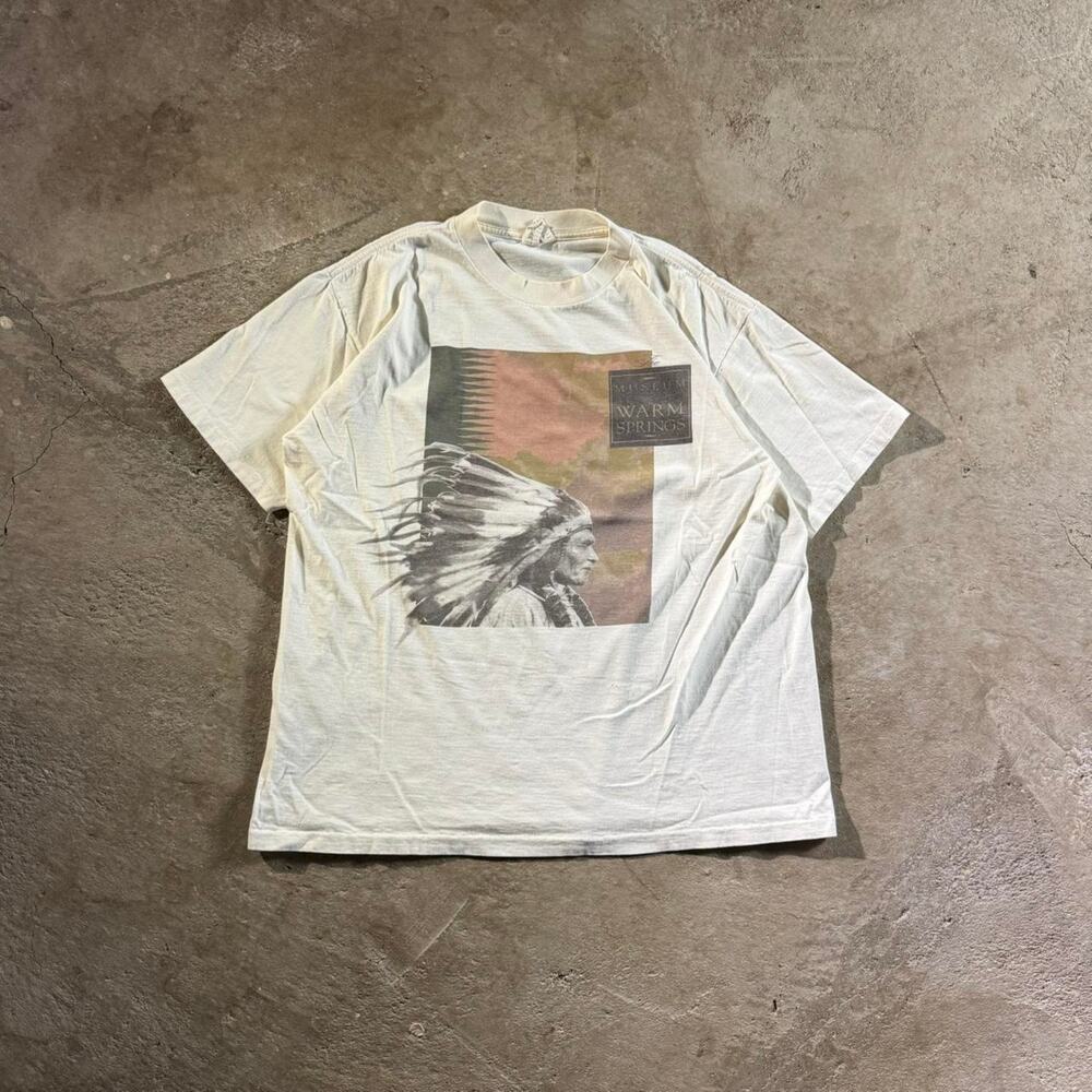 Vintage VTG 90’s Warm Springs Single Stitch Graphic T-shirt - Picture 2 of 8